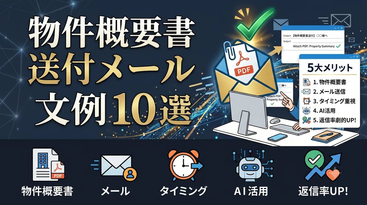 物件概要書 送付メール 文例10選 アイキャッチ画像
