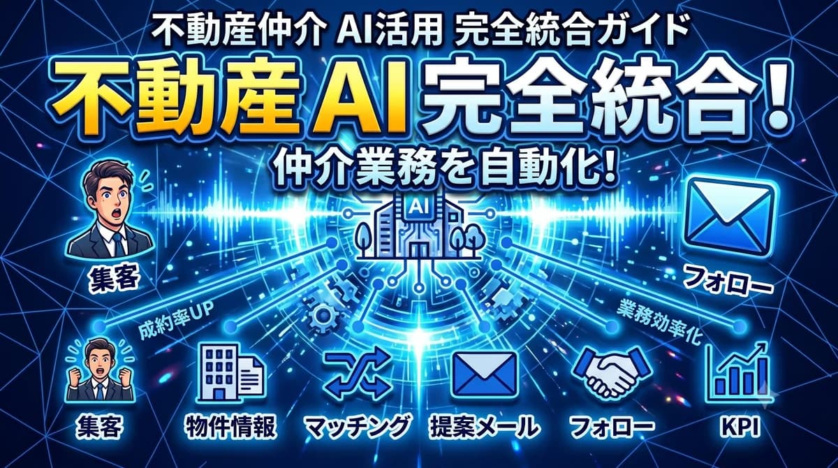 不動産仲介AI活用完全統合ガイド6ステージ設計