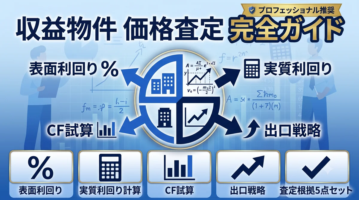 不動産仲介収益物件価格査定完全ガイド利回り計算相場根拠