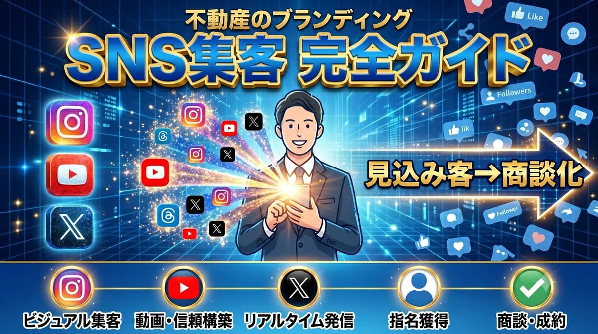 不動産仲介のSNS集客完全ガイド
